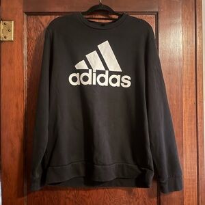 Adidas Black crewneck sweatshirt